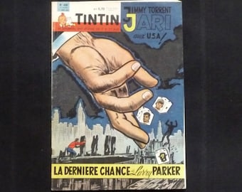 Tintin Journal. French edition. 13th year. June 1, 1961. No. 658. Dice games. USA. Car racing. Ramses II. Mutiny on the Bounty. Gambler