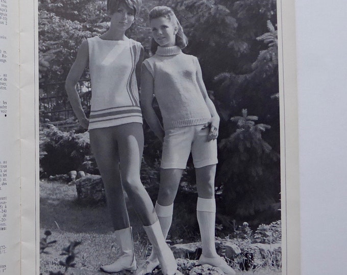 Sixties Knitting Magazine. Precious Knits by Lady Galt. Vol. 37F. 1968. Sweater Pattern. Cardigan Patterns. Knitting. Sixties Fashion.