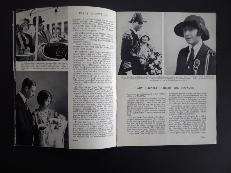 King George Vl British royalty. 1951 Her Majesty/'s Golden Remembrance Book Windsor family Queen Elizabeth Mother Queen Elizabeth