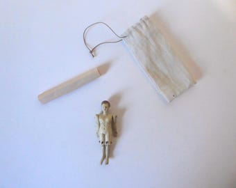 Reproduction of an antique Greek articulated doll. J. Paul Getty Museum.