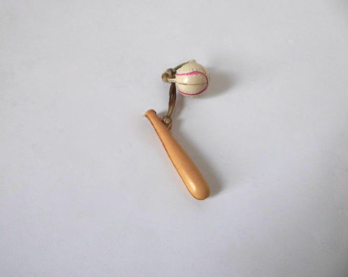 Vintage Cracker Jack Baseball Bat and Ball. Japan. 1950.