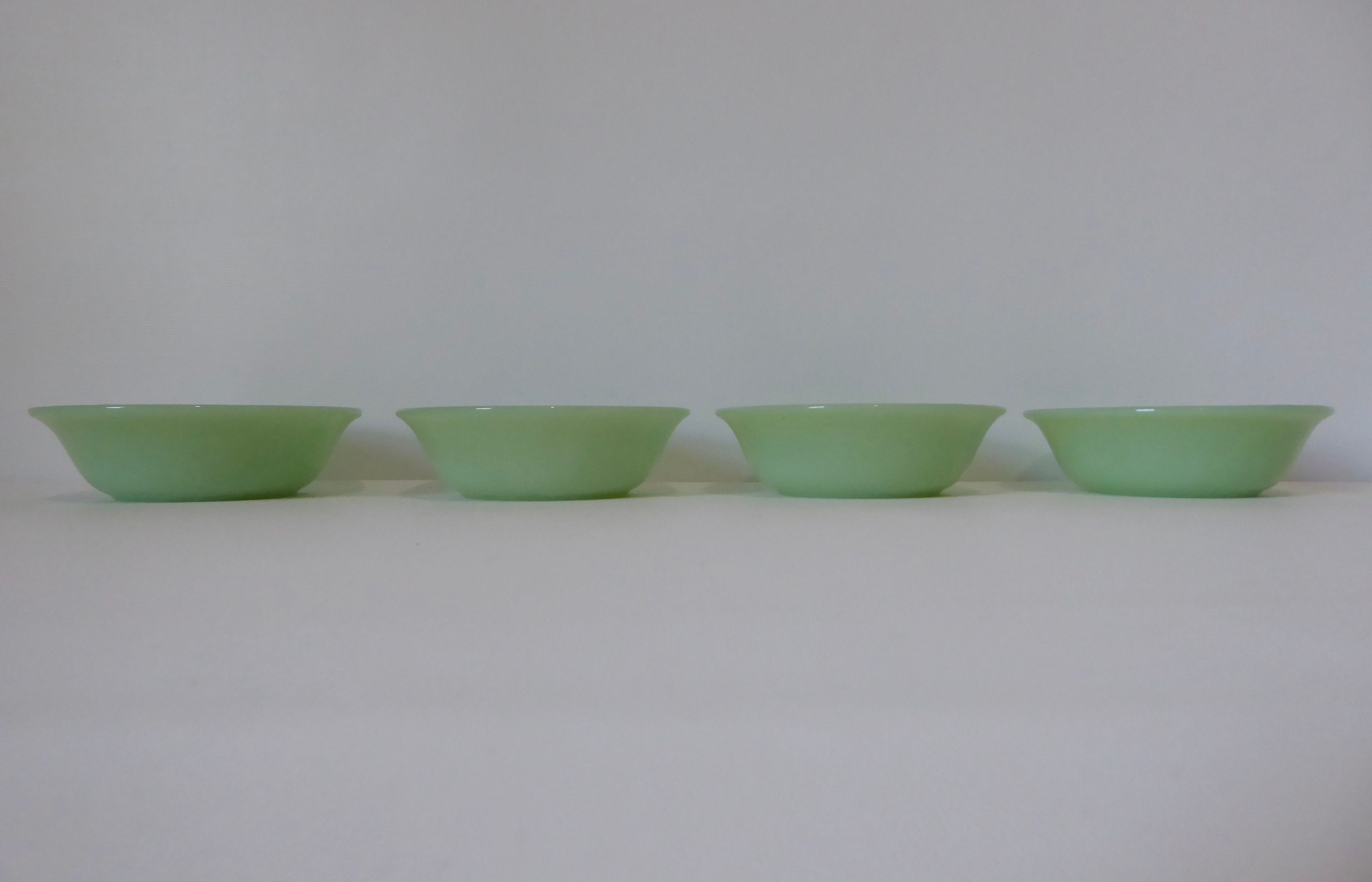 Vintage Fire King Jadeite Berry BowlJadeite Dessert Small Set of 5