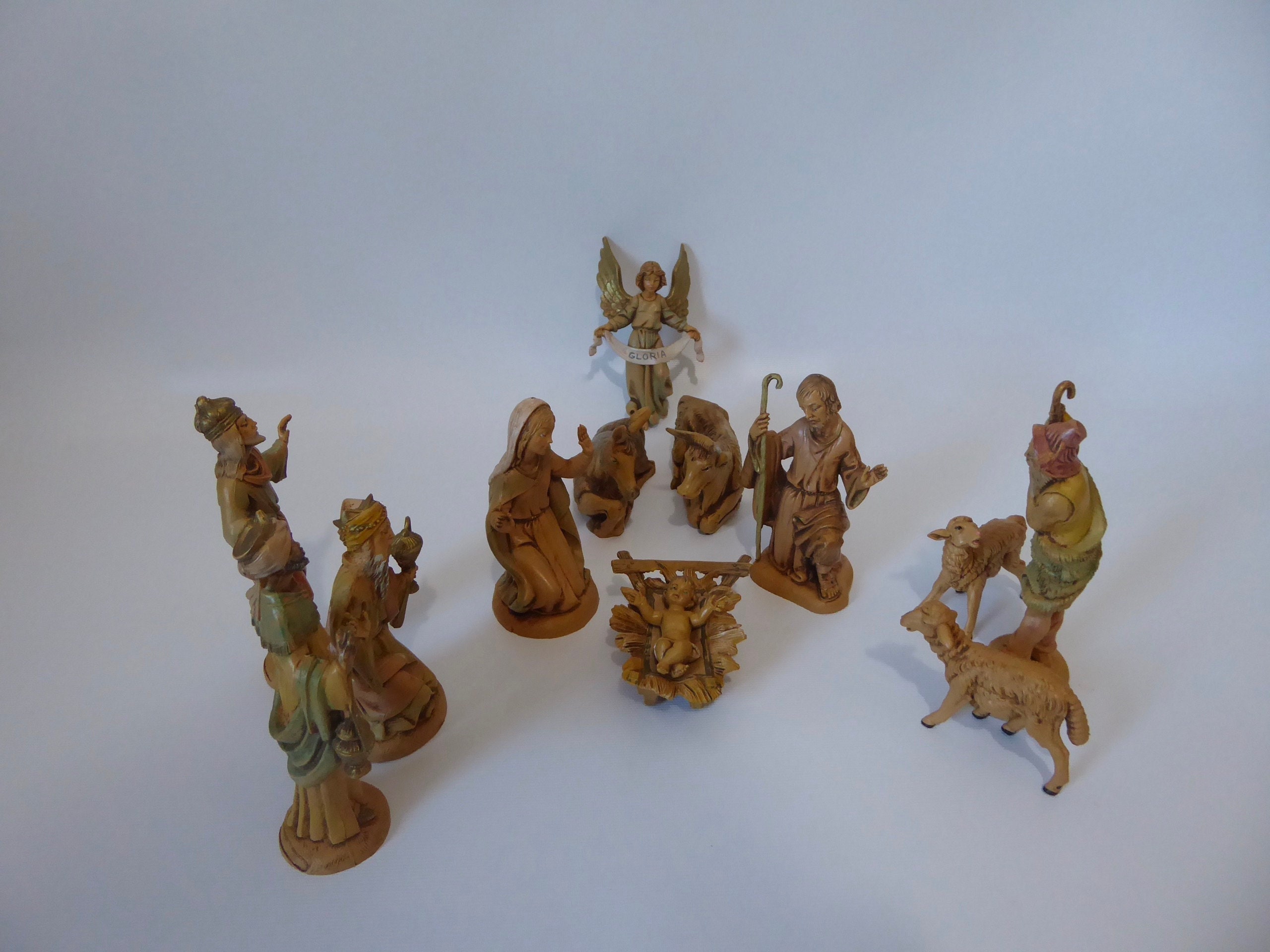 Set figurines Fontanini 1983. Italy. Characters Christmas crib. Vintage