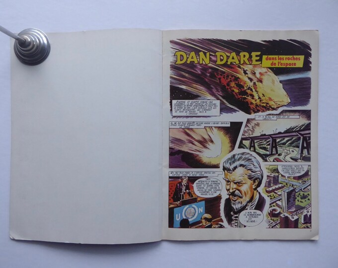 Dan Dare. Pilot of the Future. Album 2. Frank Hampson. 1982. French Version. Science fiction. Interplanetary pilot. Anticipation.