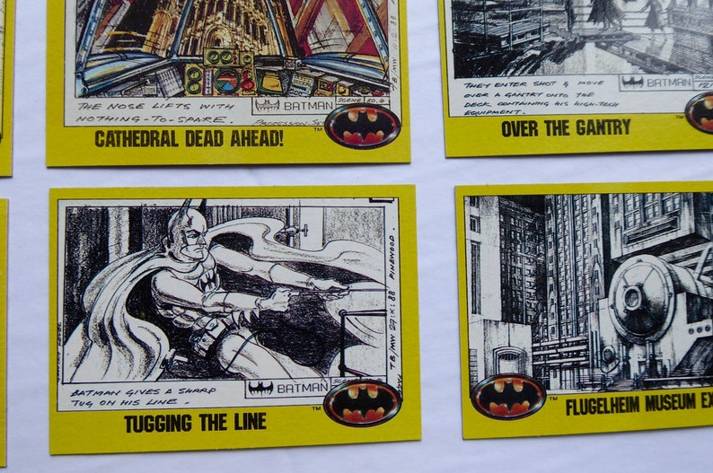 Batman Topps 1989 Picture Card Series 2 132 Cards 22 Etsy