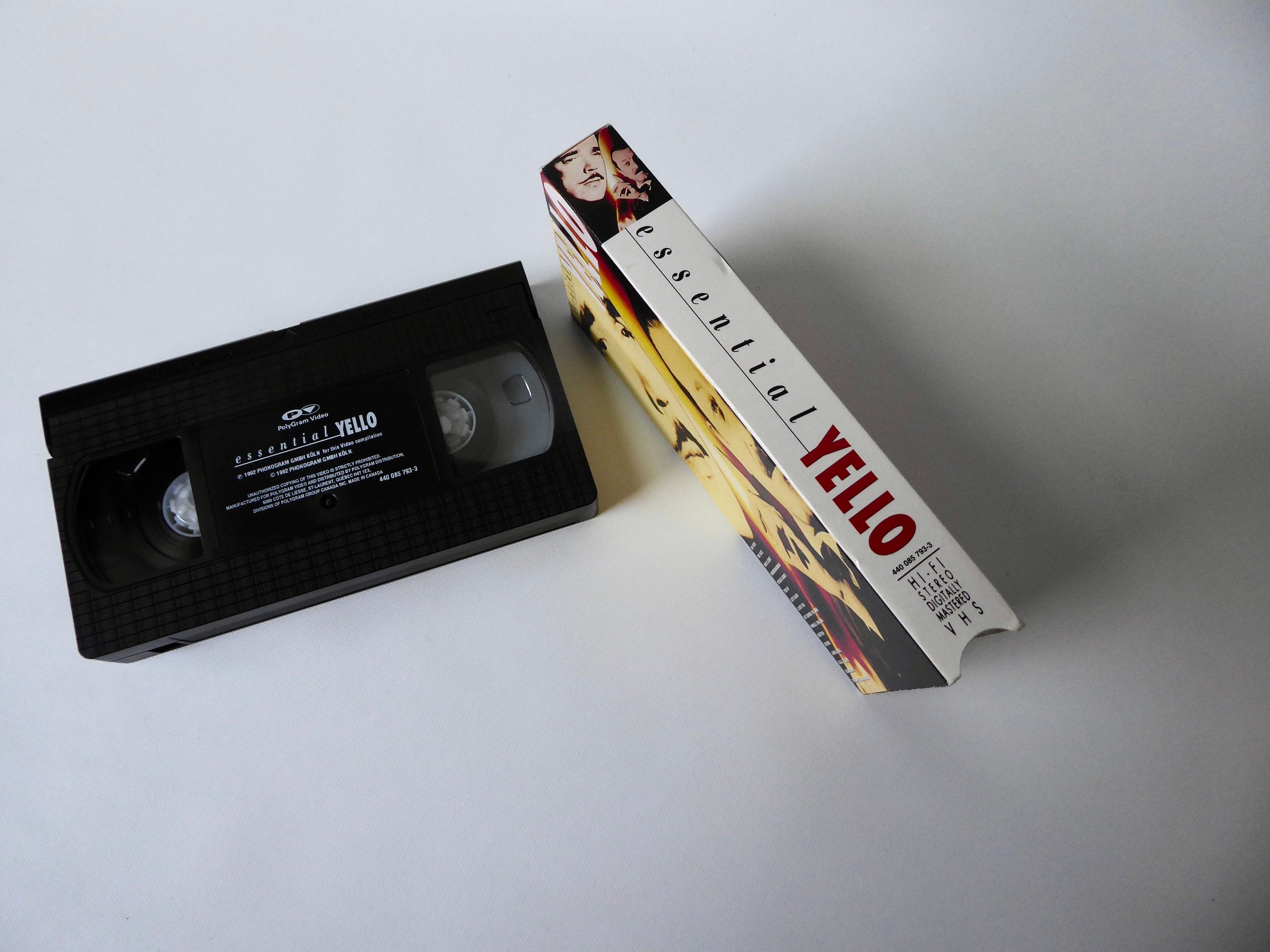 Essential. Yello. VHS Tape. Polygram Video. Canada 1992. - Etsy