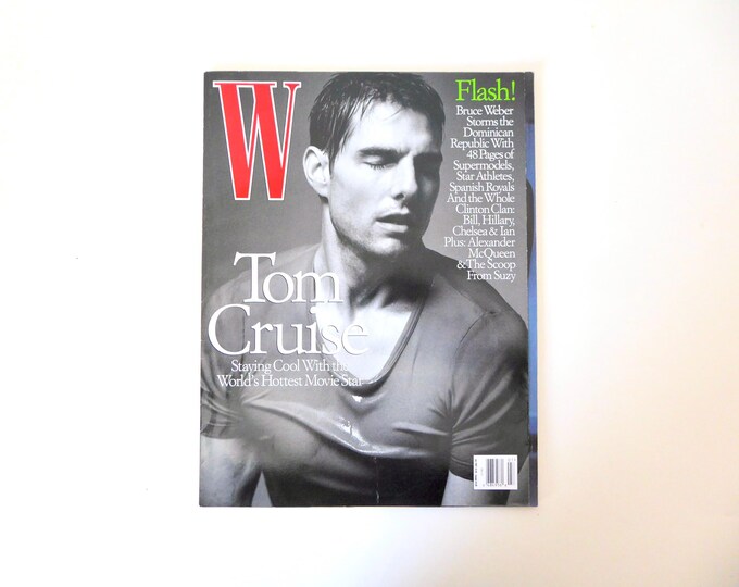 W magazine July 2002. Fashion magazine.