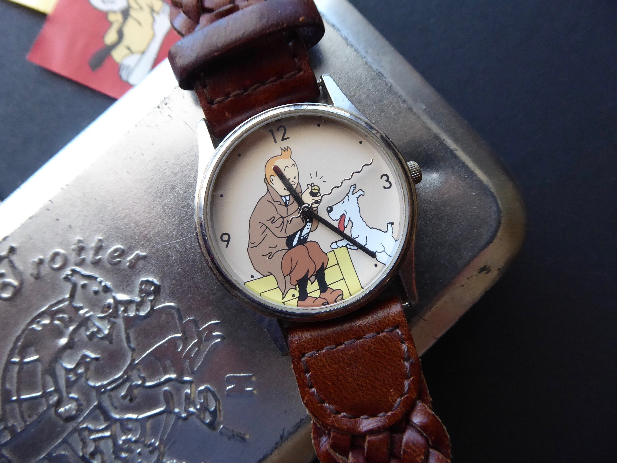 Tintin - 3 montres Citime + une boîte d origine