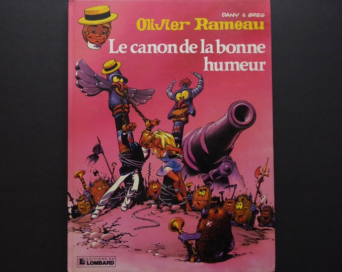 Tintin newspaper. EO 1983. Olivier Rameau. The canon of good humor. Dany-Greg. Lombard. Romantic comic. Vintage comic.