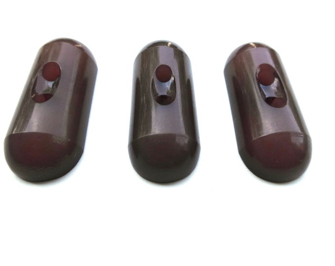 Huge vintage resin buttons. Streamline. 1930s
