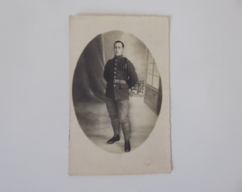 Legionnaire Postcard Photograph. 1920-1930. Photo Grad Mir BEL-ABBÈS. Foreign Legion. Military Postcards. Militaria