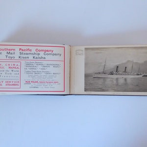 Union Castle line. Post card souvenir N.2. South & East Africa. Livret cartes postale souvenir de scènes quotidienne à bord. 1905-1910.