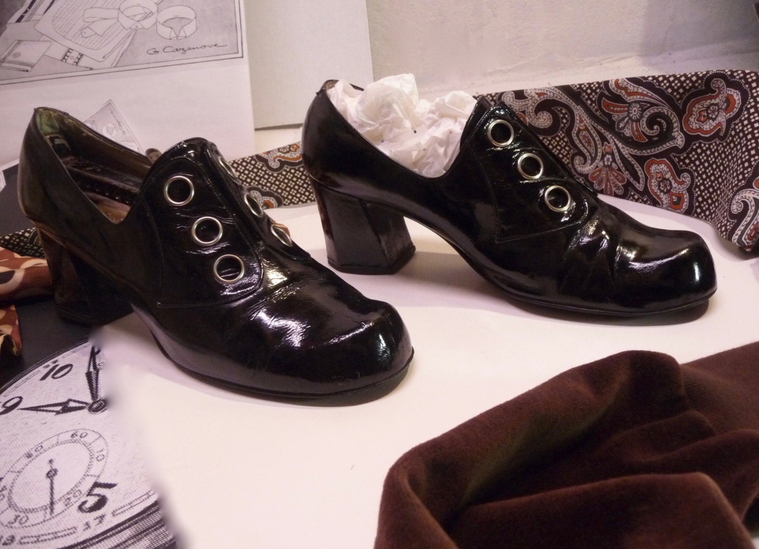 chaussures années 60 femme