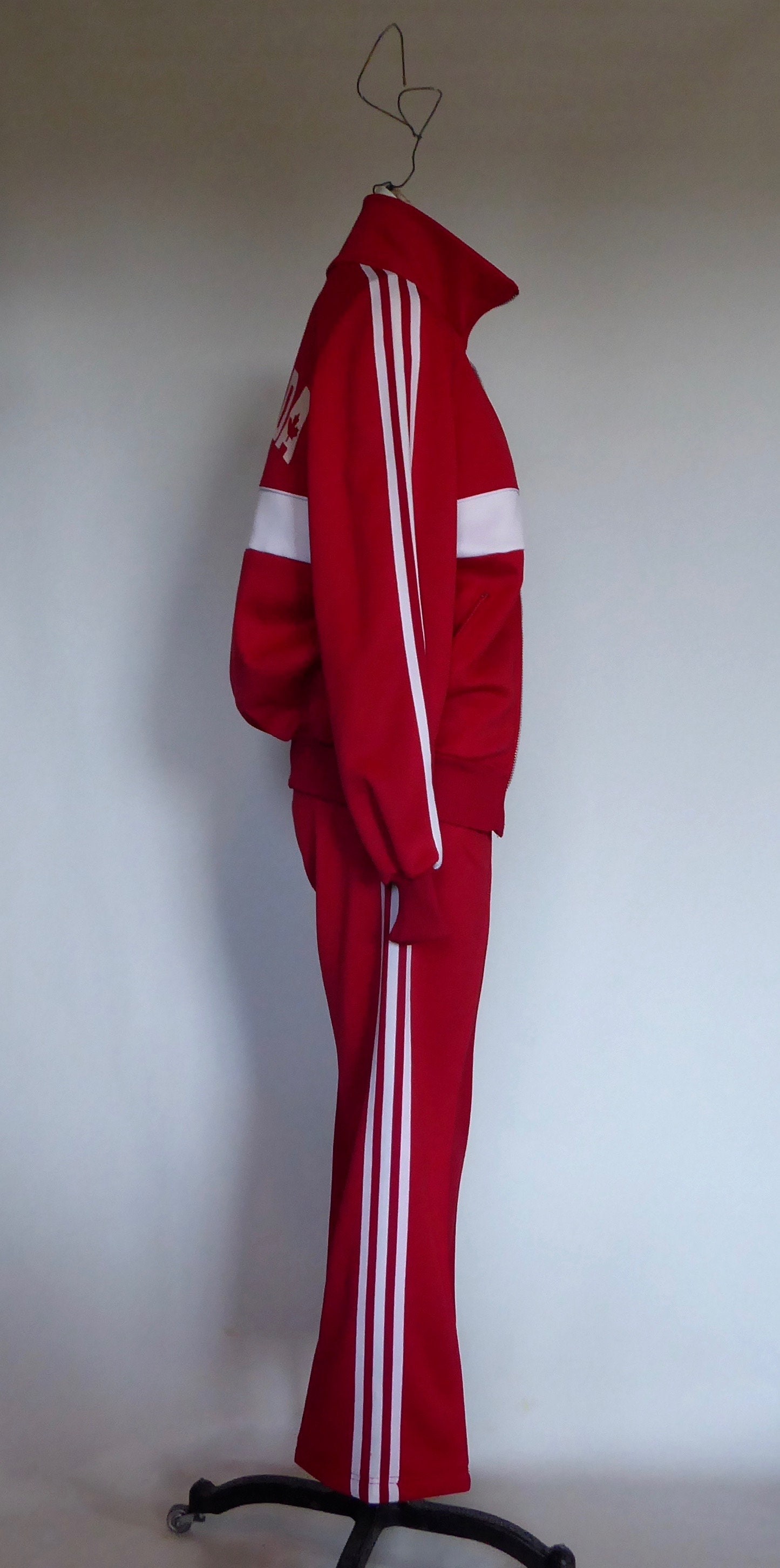 Sports collection. Vintage Adidas tracksuit, 1970.