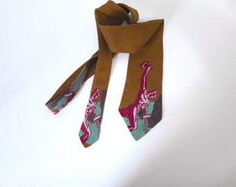 Jean-Paul Gaultier Paris tie. Made in Italy. Year 2000.