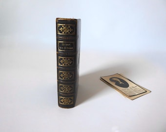 Missal for the faithful. Desclée, Lefebvre et cie. 1901. Full leather cover. Vintage prayer book.