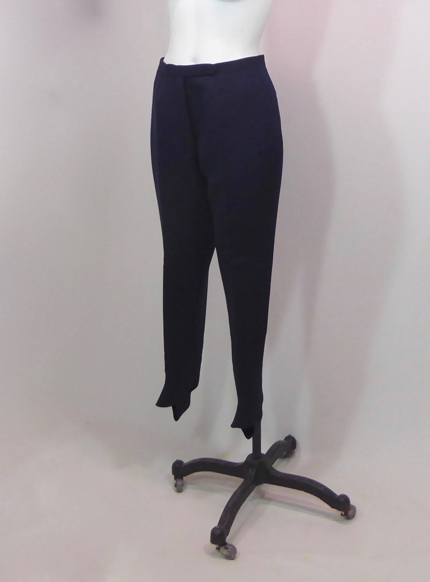 Vintage navy blue ski pants. At Étriers .1960. Mr. Spinnerin. Swiss