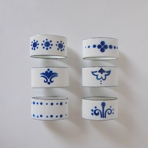 Metal Napkin Rings Etsy