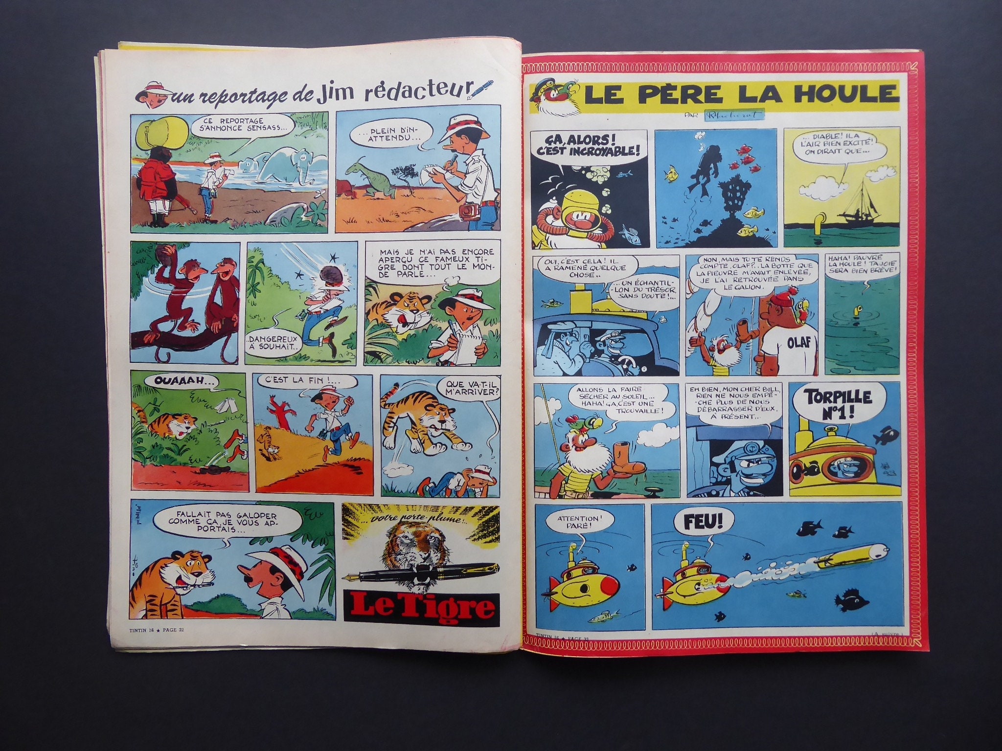 Tintin newspaper. Happy Easter. Hergé. Belgian edition. Grade 12. April ...