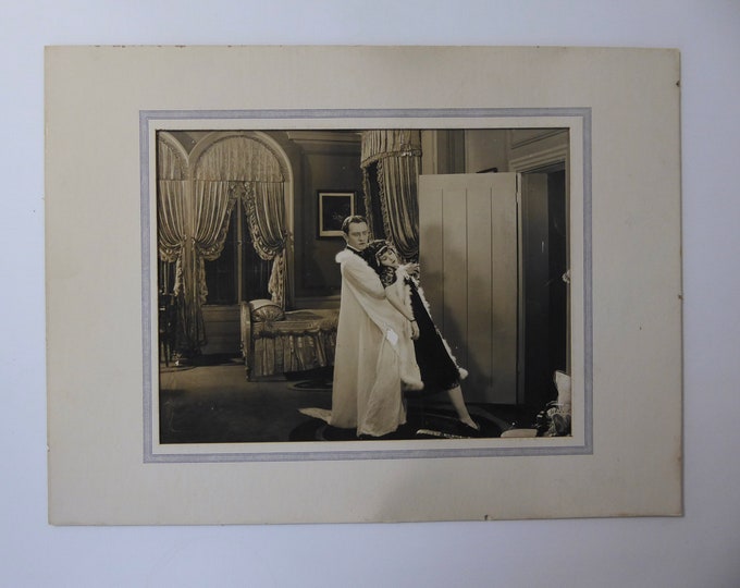 Photographie tournage cinéma muet. The waning sex. 1926. Norma Schearer. Conrad Nagel