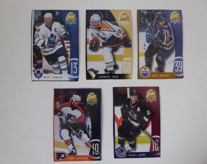 Lot of Kraft Hockey cards collection 1998/1999. Jeromir Jagr. Mats Sundin. Doug Weight. John LeClair. Pavel Bure. Vintage hockey.