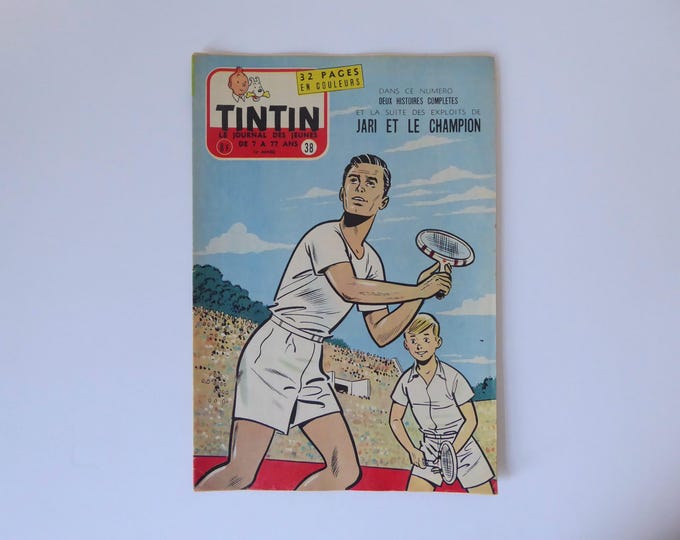 Tintin Journal. 12th year. No.45. 1957. Belgian edition. Vintage comic.