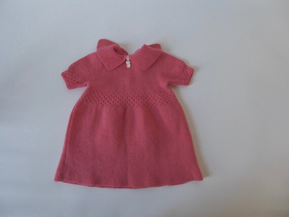 Charming 18 Month Old Floral Dress Green Red Cotton V Gem