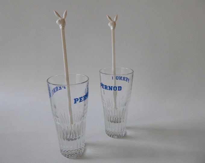 2 vintage playboy stirrer sticks. 70s.