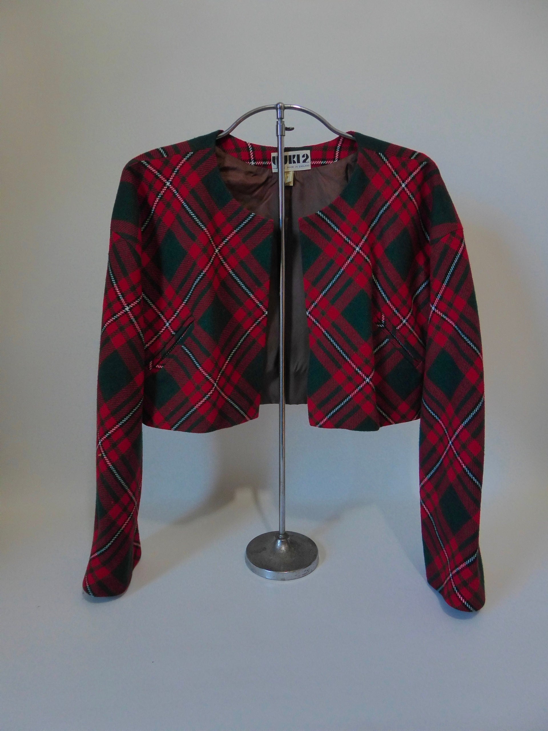 Tartan bolero jacket deals