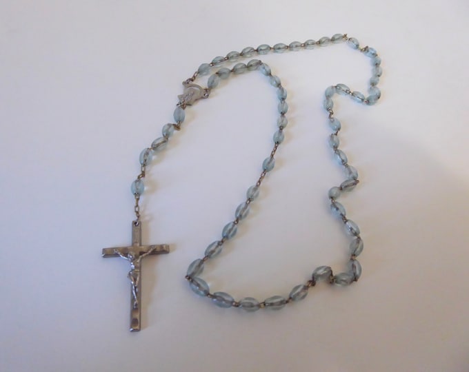 Rosary of the Blessed Virgin. Chrome aluminum and molded plastic. Italy. 1950