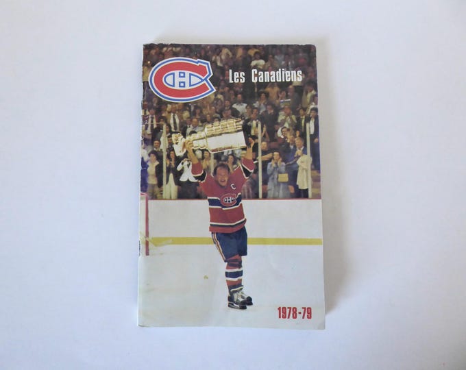 The Canadiens 1978-79. Stanley Cup Champion Guide. Montreal Canadiens. Vintage Hockey.