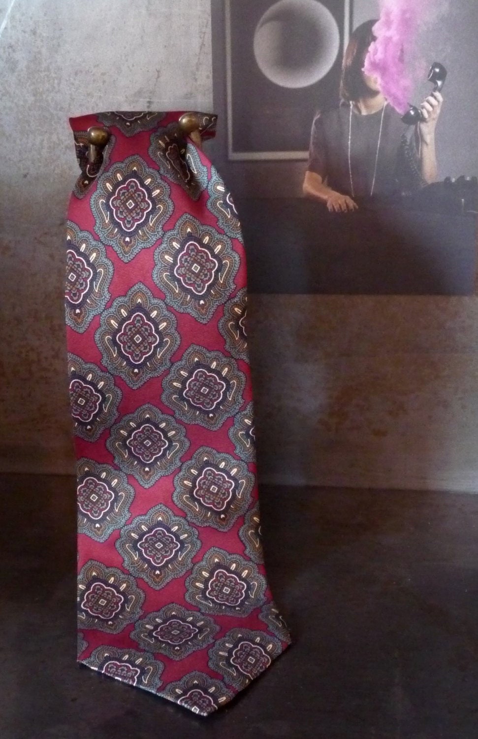 Yves saint laurent tie vintage top