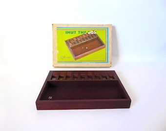 Dice game Shut the box. Taiwan. Year 1990.