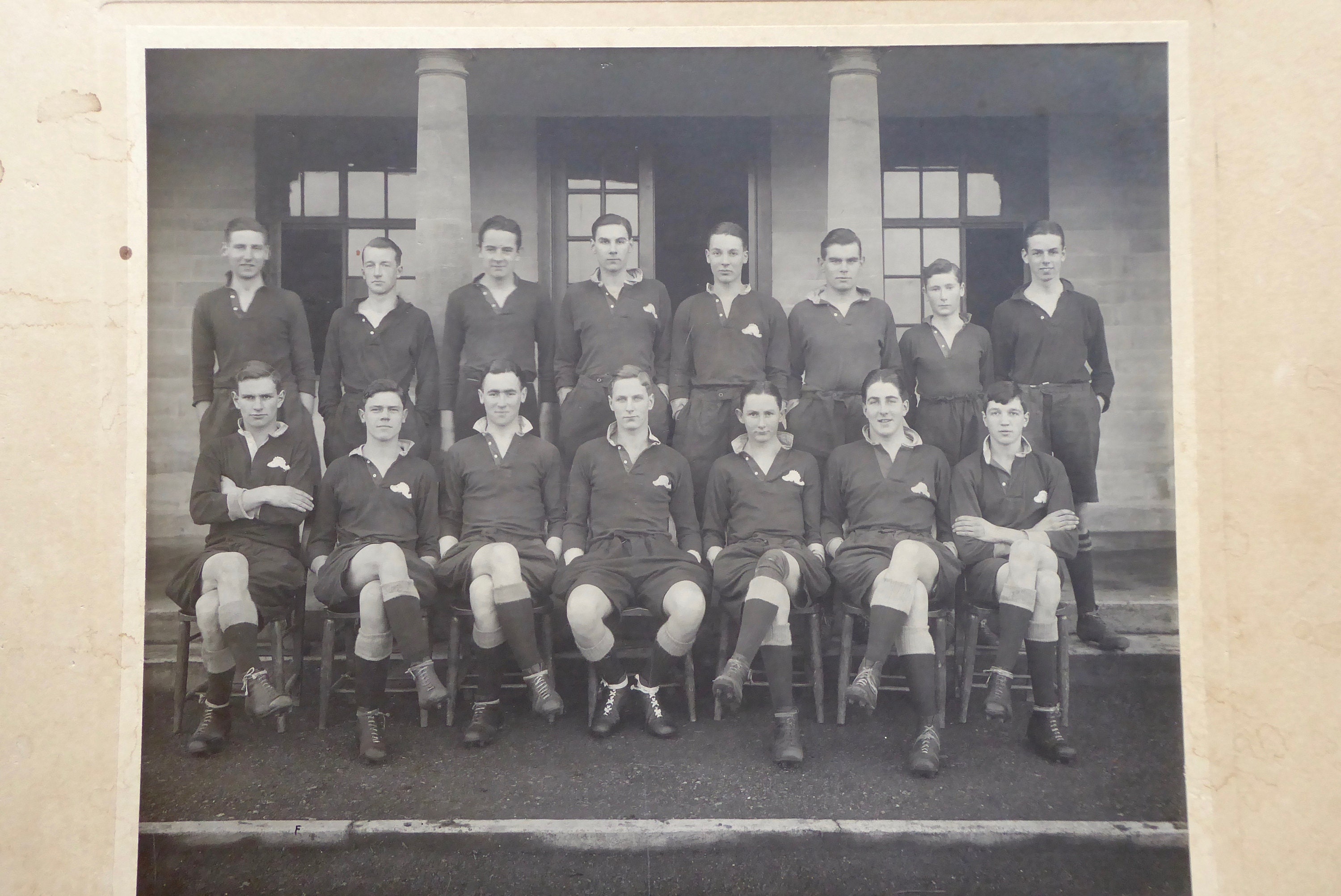 Great Rugby Photography. Rugby union team. 192030. Great Souvenir