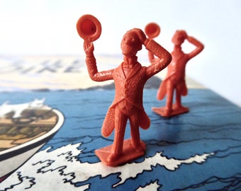 Vintage Tintin figurine. Philemon Siclone. 1970. Tintin newspaper.