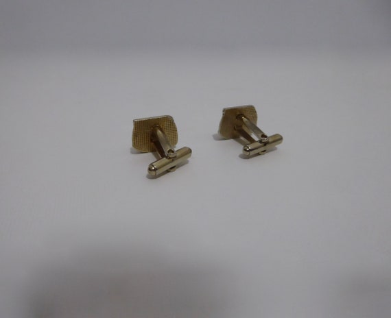 Boutons De Manchette Vintage En Acier Et Verre Patte - Argenté, Neuf Avec Étiquettes