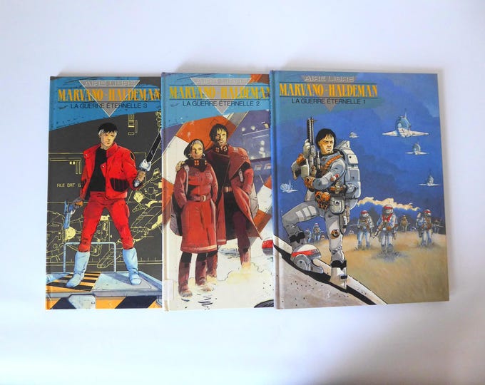 The Forever War. Volumes 1-2-3. Marvano-Haldeman. Aire Libre. 1988.