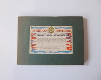 Americana Printbook Paddlewheel Steamboats. Evelyn Curro. 1955. Boat lithograph. Vintage boat.