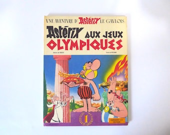 Asterix at the Olympic Games. Goscinny - Uderzo. Dargaud. Original edition, 3rd quarter 1968. Vintage comic.