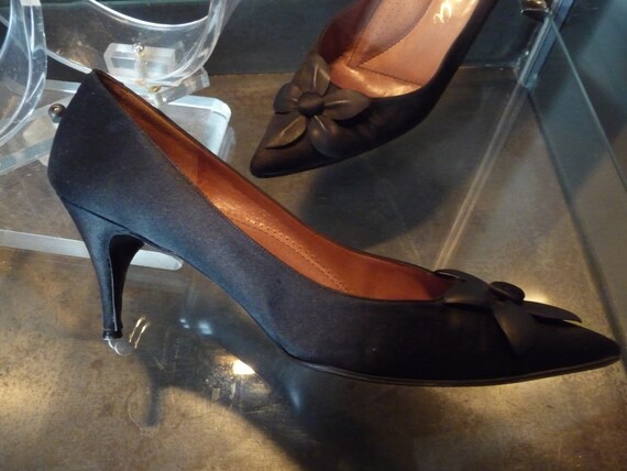 Escarpin satin sale