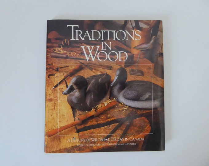 Tradition in Wood. Camden House. Canada 1987. Photograph of a wooden duck.