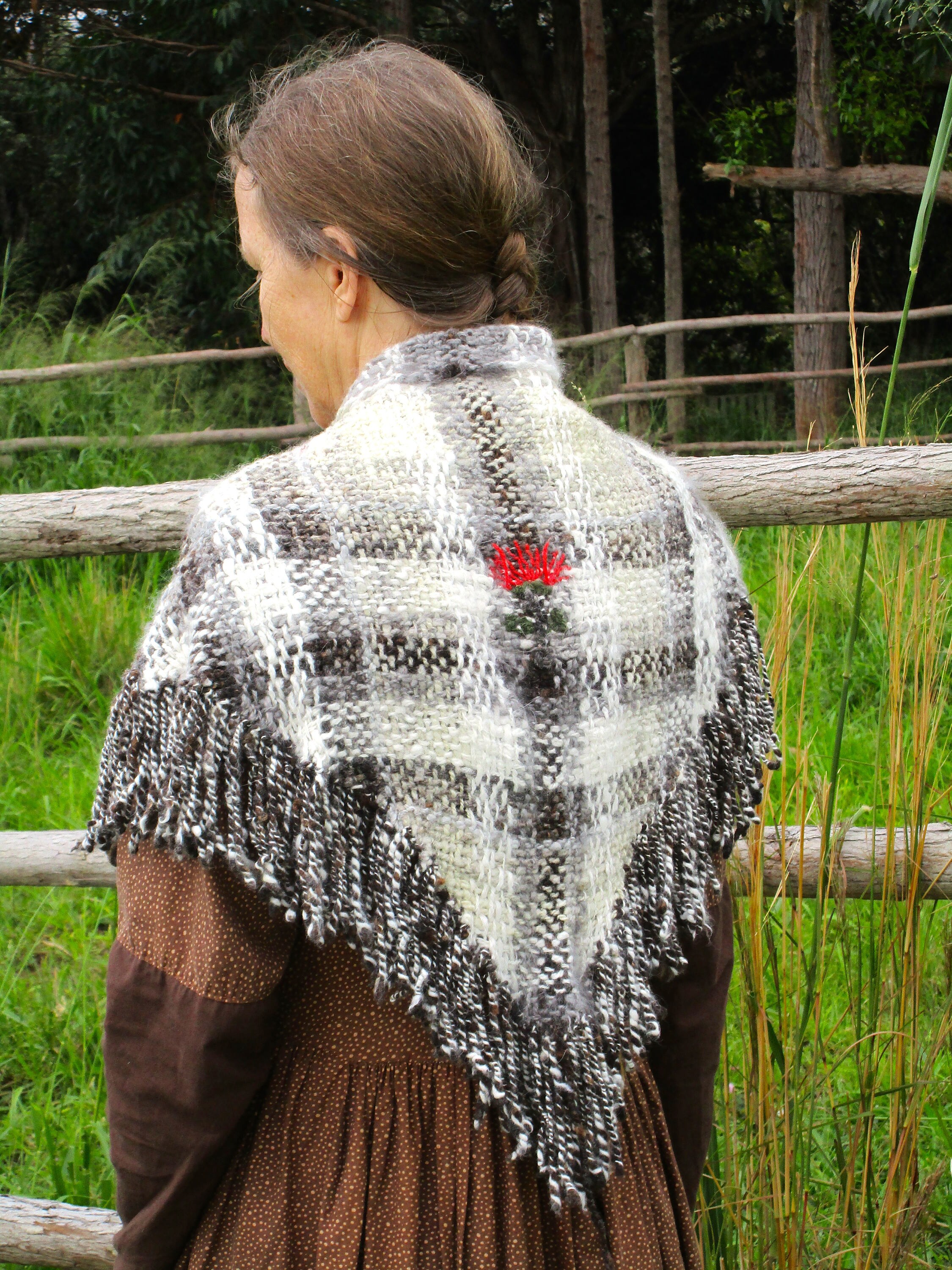 LAUlEN Knit Shawl Coat アッシュブラウン LAUlEN Knit Shawl Coat アッシュブラウン