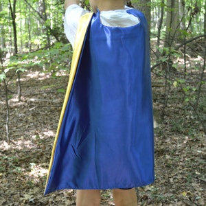 Cape. Plain Cape. Reversible Cape. Black and Silver Cape. Kids Cape. image 2