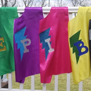 Superhero Capes for Children -Personalized Kids Capes -Super Hero Birthday Gift - Boy Super Hero Capes - FREE SHIPPING-Girl Super Hero Capes