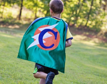 Superhero Cape for Boys . Personalized Kids Cape . Boy Birthday Present  . TODDLER BOY Super Hero Cape.  Free Mask - Ships Quickly