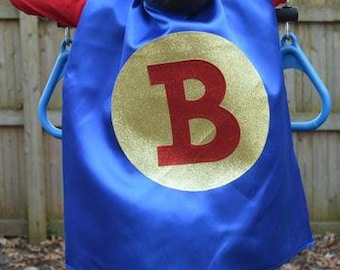 Superhero Cape-Cape-Personalized Cape with Initial-Free Shipping and FREE MASK-Boy Cape-Girl Cape-Superhero Party