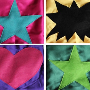 Do It Yourself Superhero Shapes Sticky Felt Shapes for Capes