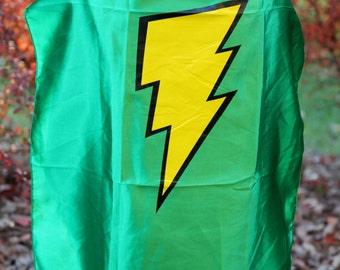 SALE Lightning Bolt Superhero Capes! READY to SHIP-Clearance