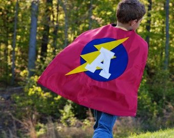 Kids Custom Halloween Costume - Boys Superhero Cape - Kids Capes - Brother Capes - Photo Prop - Free Mask - Ships Quickly