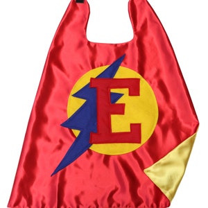 Handmade Halloween Costume - Free Mask - Red SUPER HERO CAPE - Girls Red Superhero - Handmade Christmas Gift - Superhero Birthday